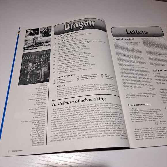 The Dragon Magazine Issue 95 March 1985 vintage D&D - Picture 6 of 9